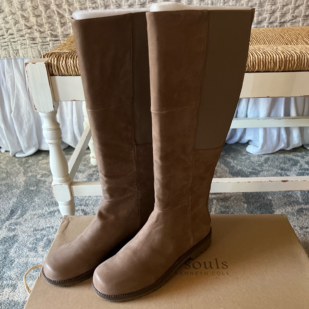 NWT, Gentle Souls By Kenneth Cole Winfield Boots Size 8